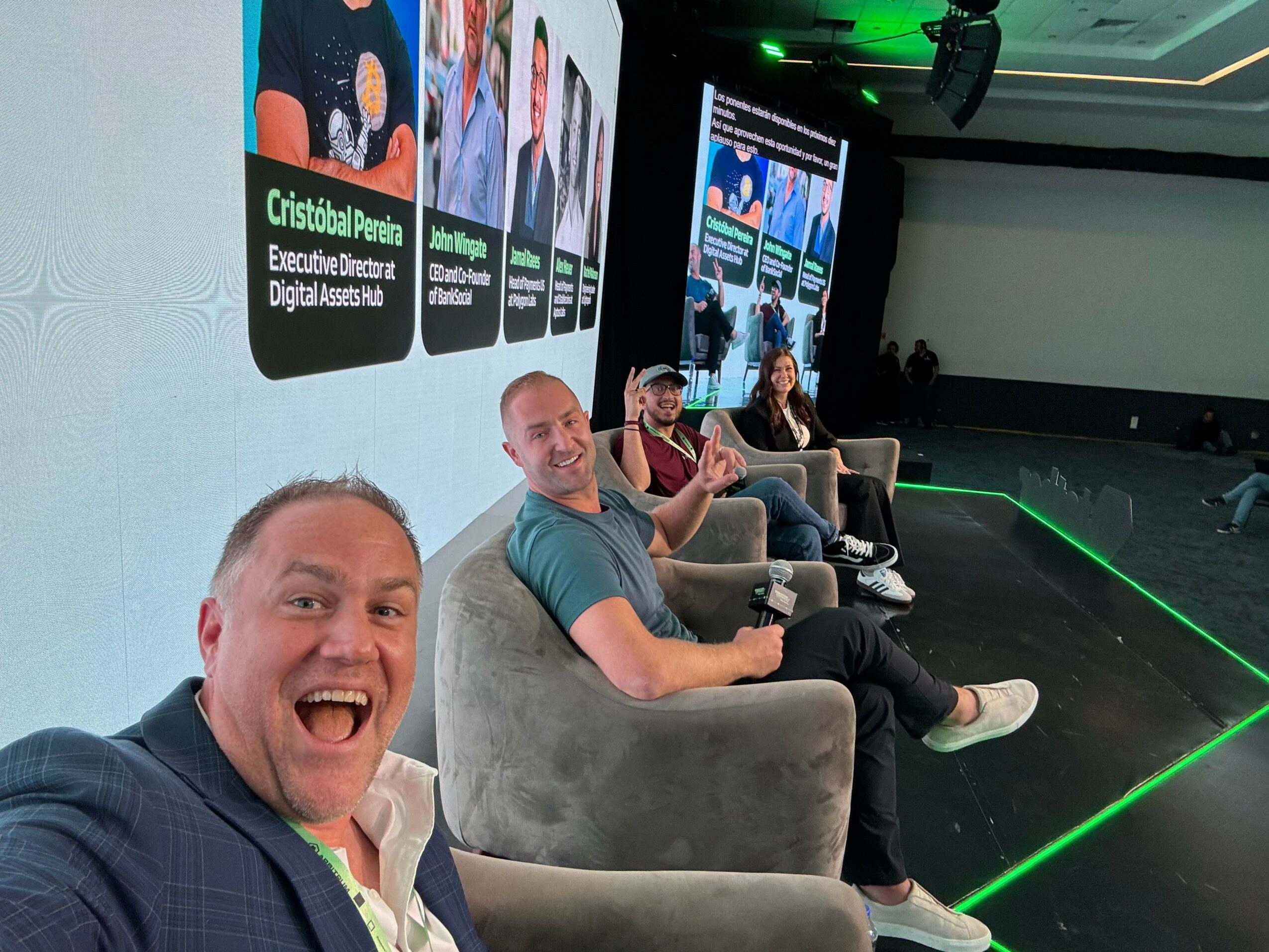 John Wingate at the Bitso Stablecoin conference