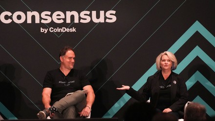 John Wingate at Consensus by CoinDesk